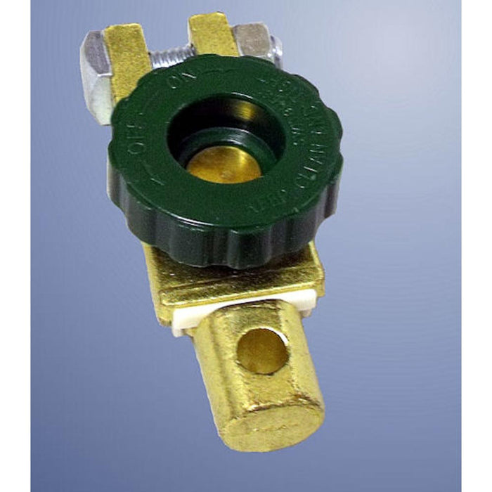 2 Auto Battery Link Terminal Quick Cutoff Disconnect Master Kill Switch Brass !!