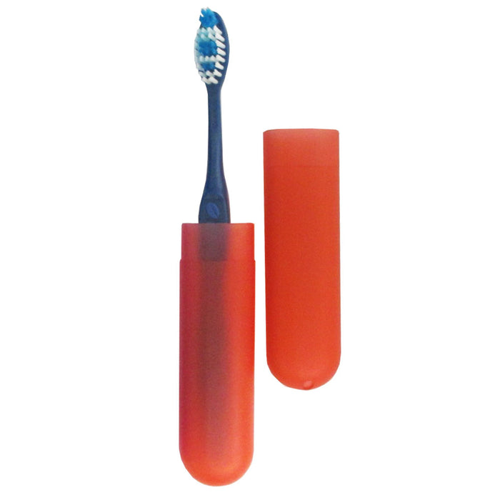 8 Toothbrush Holders Travel Case Camping Cover Tube Plastic Box Protect Portable