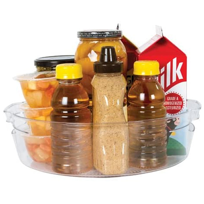 1 Turntable Fridge Pantry Cabinet 11.5" Kitchen Organizer Space Saver BPA Free