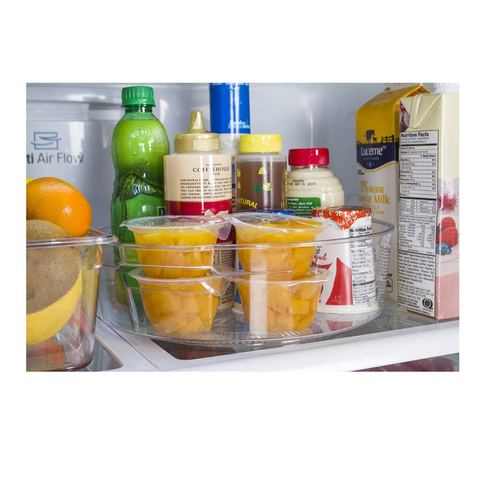 1 Turntable Fridge Pantry Cabinet 11.5" Kitchen Organizer Space Saver BPA Free