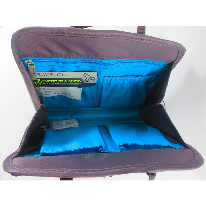 Travelon Ladies Purse RFID Blocking Organizer Stash Pouch Safe ID Travel New !