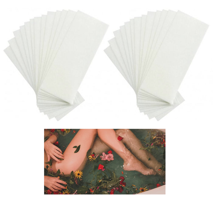 200 Wax Strips Body Hair Removal Waxing Depilatory Leg Under Arms Bikini Stubble