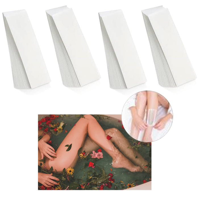 400 Wax Strips Body Hair Removal Waxing Depilatory Leg Under Arms Bikini Stubble