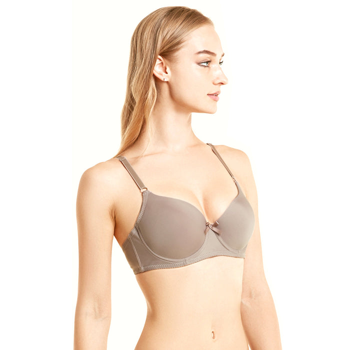 6 Pc Women Full Cup Bra Plain Seamless Comfort Underwire Support Padded Size 36A