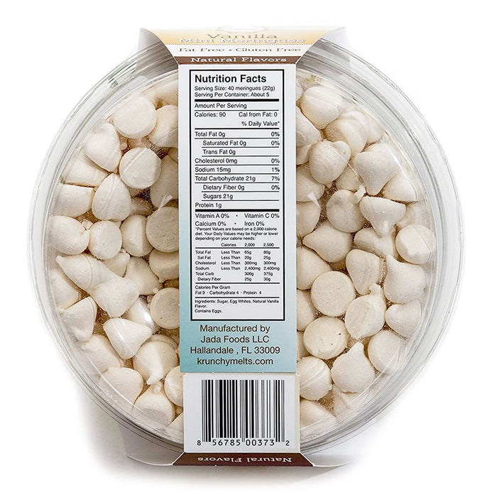 Vanilla Mini Meringue Cookies Gluten Fat Free Kosher Pareve Snacks Sweets Treats