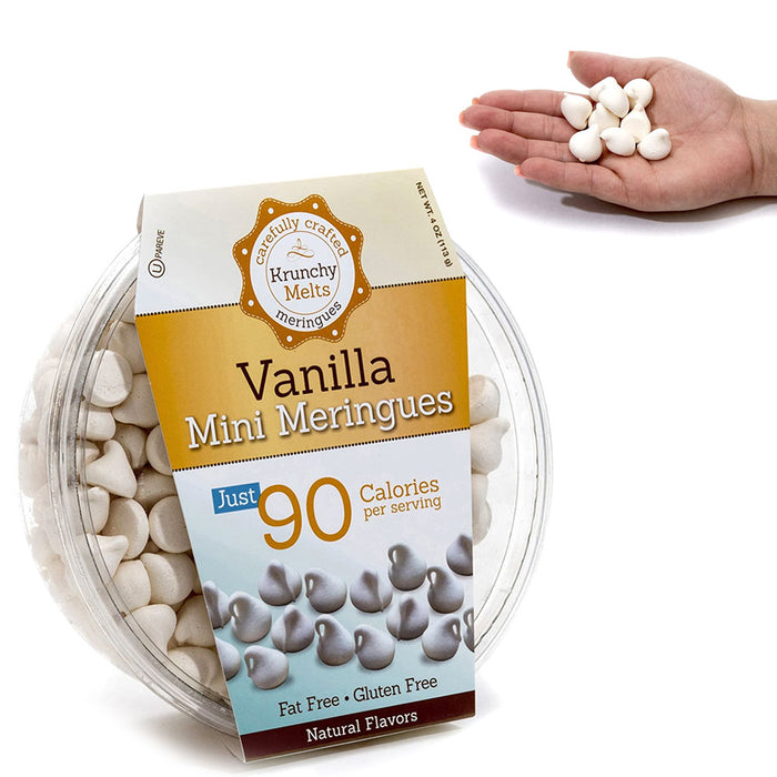 Vanilla Mini Meringue Cookies Gluten Fat Free Kosher Pareve Snacks Sweets Treats