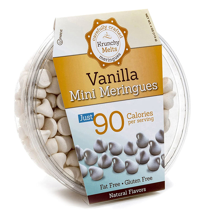 3 Boxes Vanilla Mini Meringues Cookies Gluten Fat Free Kosher Sweets Treat Snack