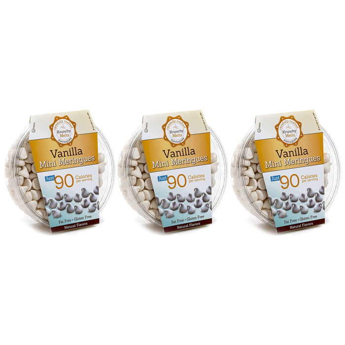 3 Boxes Vanilla Mini Meringues Cookies Gluten Fat Free Kosher Sweets Treat Snack