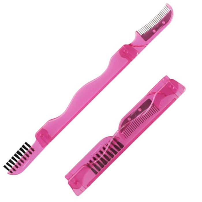 6 Pc Eyebrow Trimming Scissors Brow Shaping Grooming Kit Eye Lashes Brush Comb