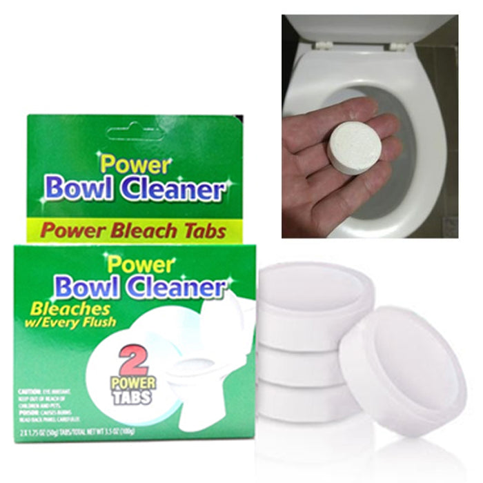 18 Toilet Bowl Cleaner Discs Bleach Tablet Flush Tank Automatic Stain Remover