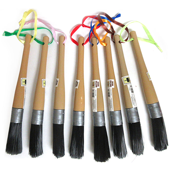 2 x 10.5" Parts Cleaning Brush PVC Hard Plastic Handle Hand Tool Nylon Bristles