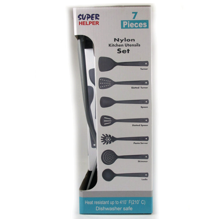 7 Serving Set Kitchen Cooking Utensil Tools Nylon Server Spatula Spoon Cookware