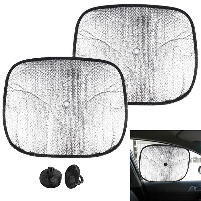 4 Pc Auto Windshield Sunshade Reflective Sun Shade Car Cover Visor Wind Shield