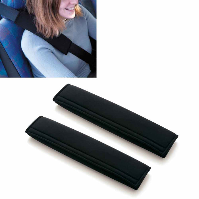 2 Premium Car Safety Seat Belt Shoulder Pads Cover Cushion Harness Comfortable !