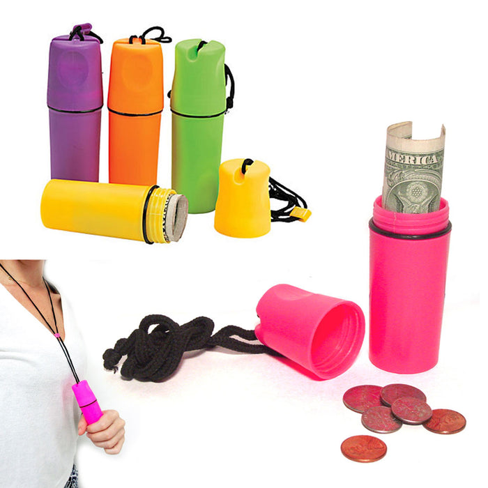 1 Plastic Waterproof Storage Case Money Coin Holder Container Cover Beach Campin