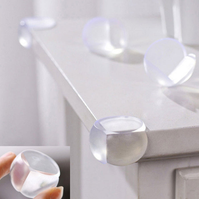 12PC Corner Protectors Child Baby Proof Safety Bumpers Clear Protective Cushions