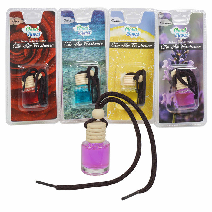 4 Pc Concentrated Fragrance Hanging Car Air Freshener Diffuser Home Long Lasting