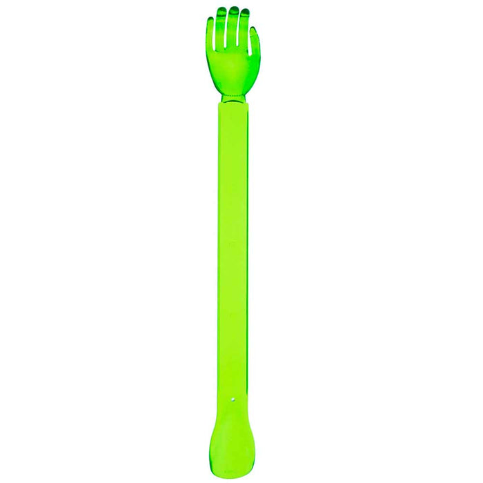 2 Back Scratcher Plastic Long 15" Massager Shoe Horn Combo 2 in 1 Gift Sturdy !