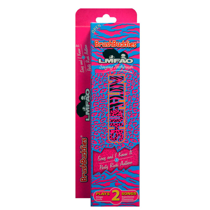 Brush Buddies Singing Toothbrush LMFAO Sexy And I Know It Plays 2 Music Songs