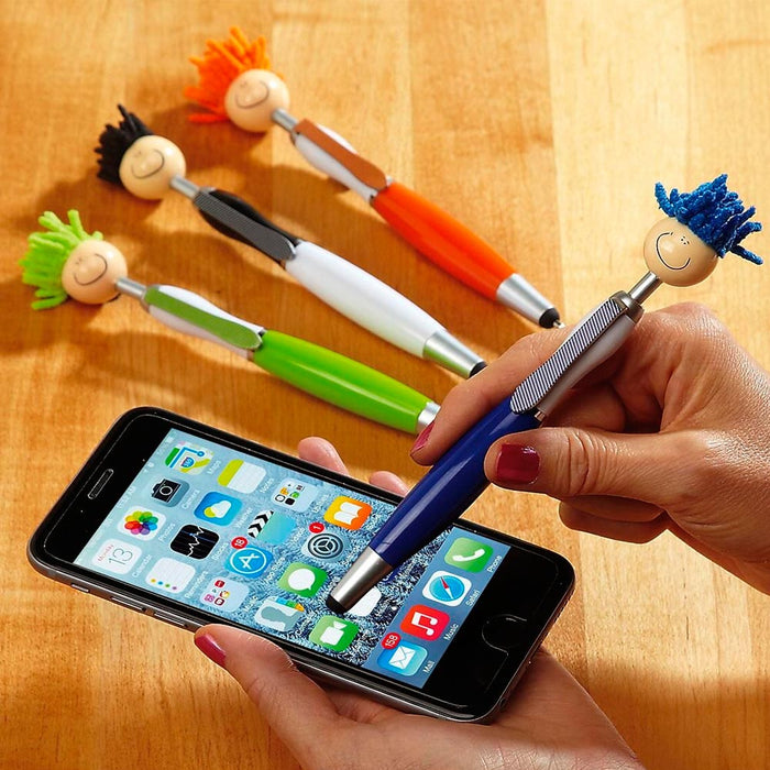 4 Techie Tom Stylus Pen Touch Screen Pc Tablet Cleaner Duster Mop Topper Gift