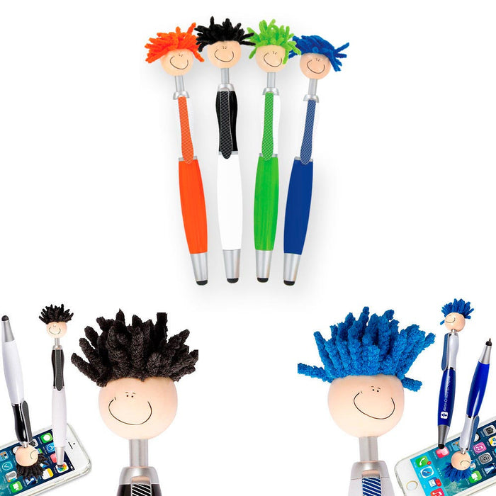 4 Techie Tom Stylus Pen Touch Screen Pc Tablet Cleaner Duster Mop Topper Gift