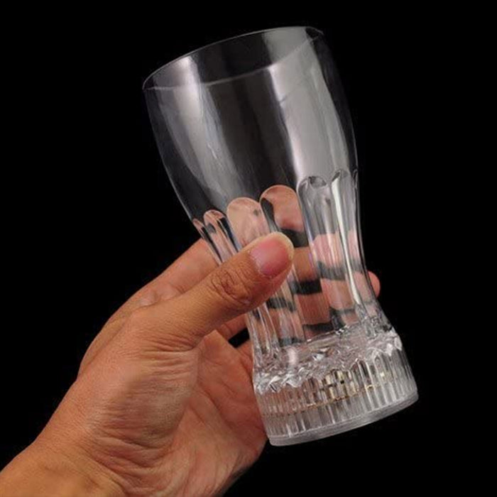 2 LED Light Up Blinking Cup Flashing Shot Glass Bar Club Party Beer Drink 11oz