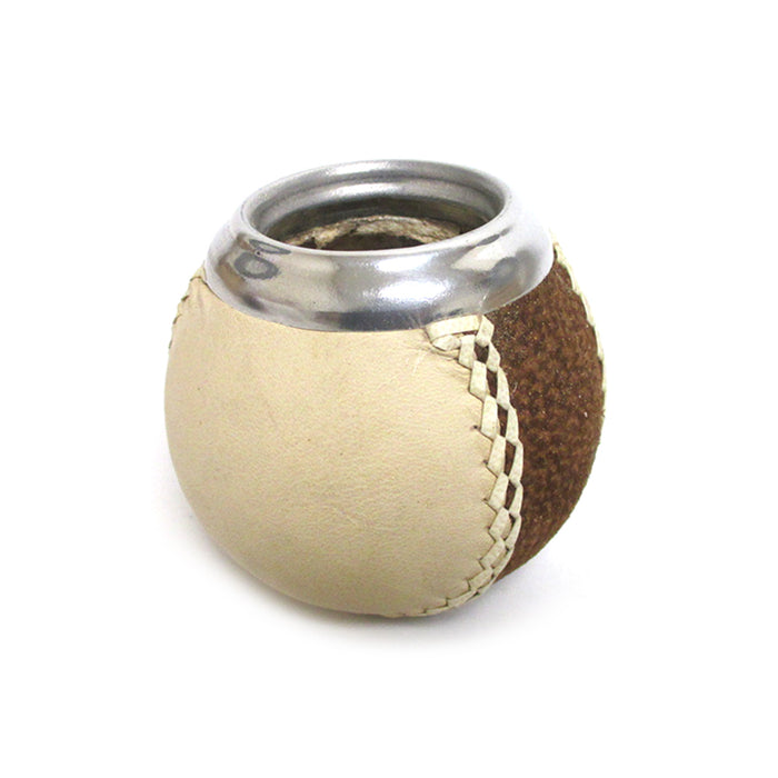 ARGENTINA MATE GOURD YERBA TEA CUP WITH STRAW BOMBILLA ARTISAN HANDMADE KIT 2986