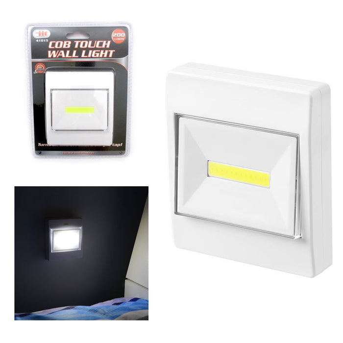 1 Cob Touch Wall Light Switch Wireless Closet Night Lights Multi Use Premium LED