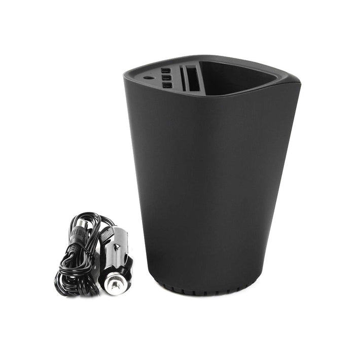 USB Charger 3 Ports Cup Holder Car Mount Stand Intelligent Charging Phone Holder
