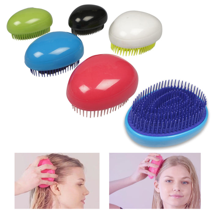 2 X Wet Detangling Brush Dry Hair Detangle Comb Shower Styling Detangler Salon