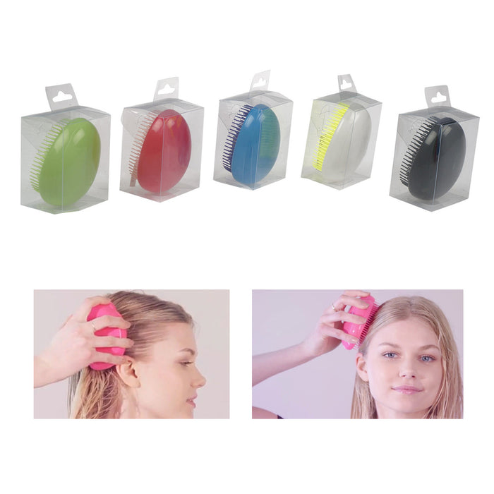 2 X Wet Detangling Brush Dry Hair Detangle Comb Shower Styling Detangler Salon