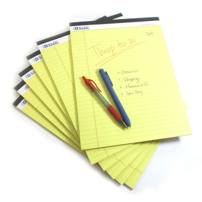 1 Perforated Writing Pad Legal Ruled Universal 50 Sheets Letter Size 8.5 x 11.7