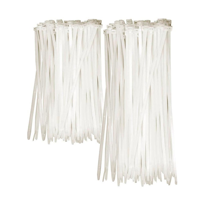 100 Pc Cable Zip Ties 6" 8" Inch Clear Nylon Wire Cords Uv Resistant Tools New