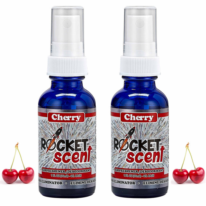 2 Strong Scent Concentrated Air Freshener Spray Cherry Aroma Odor Eliminator Car