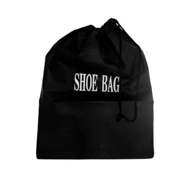 4 Travel Shoe Bags Luggage Black Bag Golf Suitcase Storage Case Pack Draw String