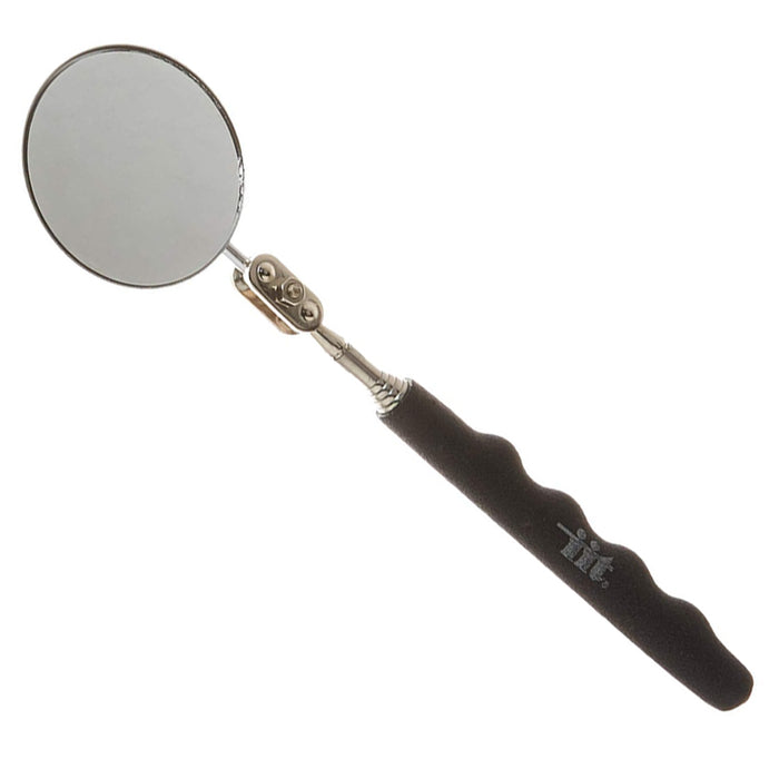 2 Pack Round Inspection Mirror 2" Telescoping Handle 23" Cushion Grip Tool Set