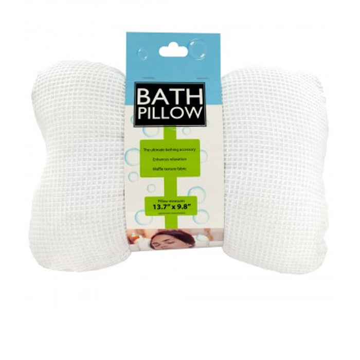 1 X Soft Cloth Bath Pillow Spa Hot Tub Soft Support Neck Relax Lounge Cushion