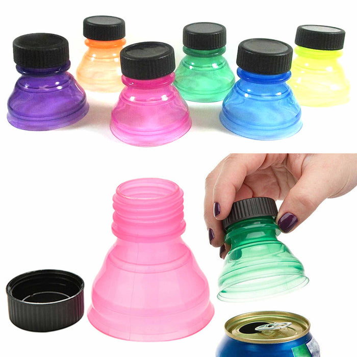 24 Beer Can Soda Savers Covers Cap Lid Beverage Twist Top Drink No Spill Bottle
