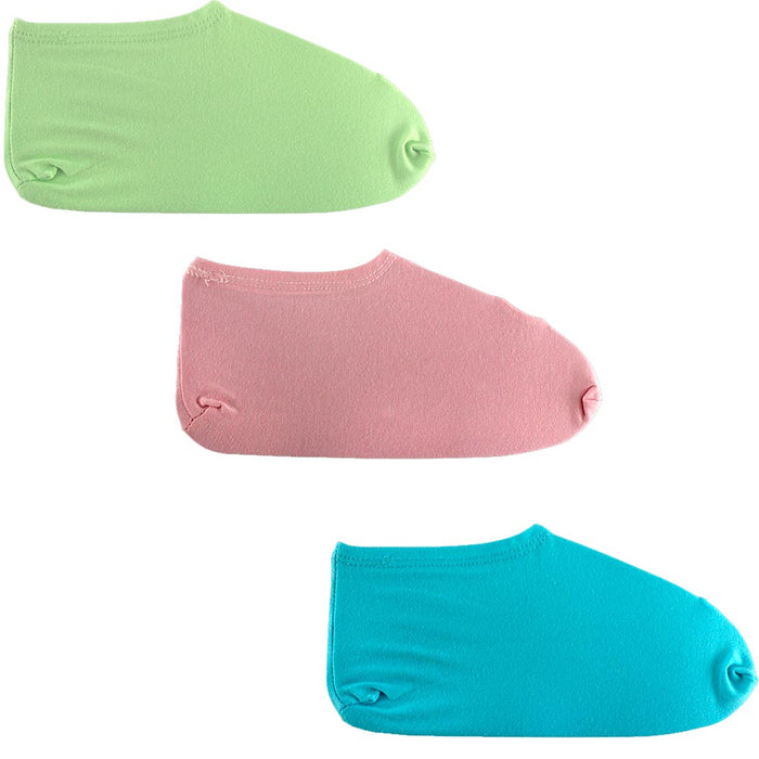 3 Pair Spa Moisture Lock Socks Skin Care Soft Feet Beauty Therapy Treatment !