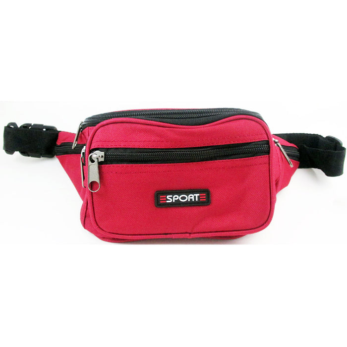 1 Waist Fanny Pack Belt Bag Pouch Travel Sport Hip Purse Zipper Sports Running