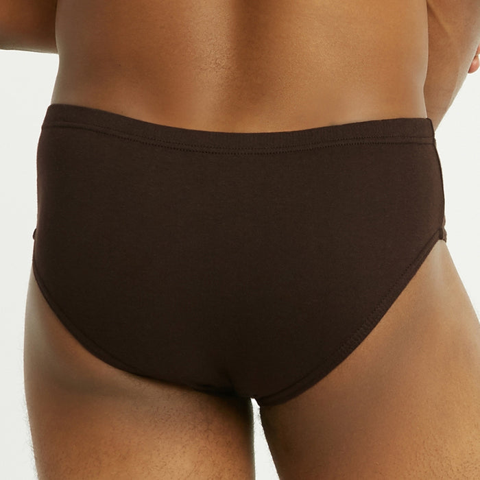 3 Pack Knocker Mens Bikinis Briefs Underwear 100% Cotton Solid Size Small 28-30