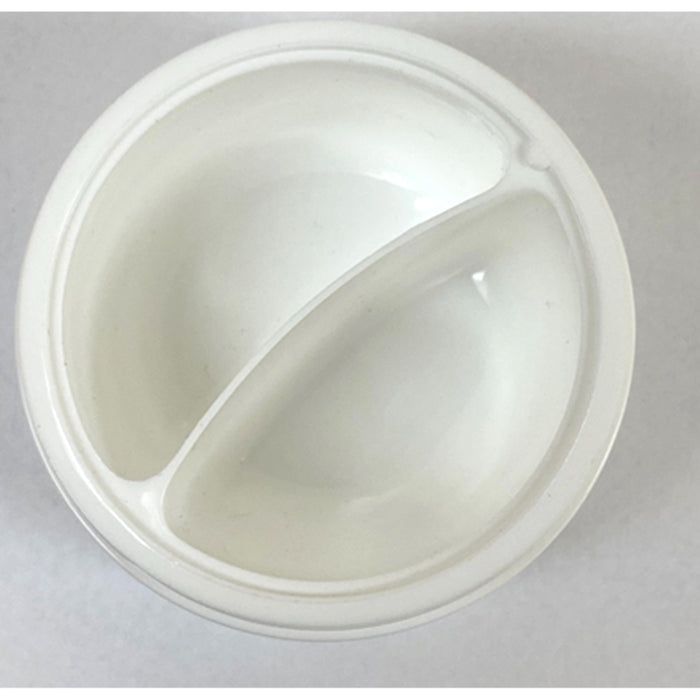 24 White Jars 4 oz Cosmetic Cream Containers Packaging Empty Dome Lids Plastic