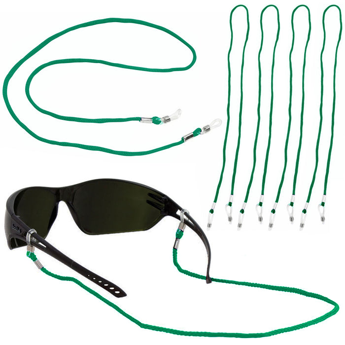4 Pc Eyewear Strap Glasses Retainer Lanyard Cord Sunglasses String Holder Green