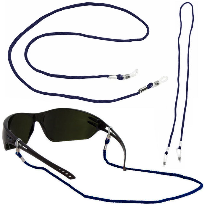 12 Bulk Eyewear Retainer Universal Sports Sunglasses Strap Lanyard Holder Blue