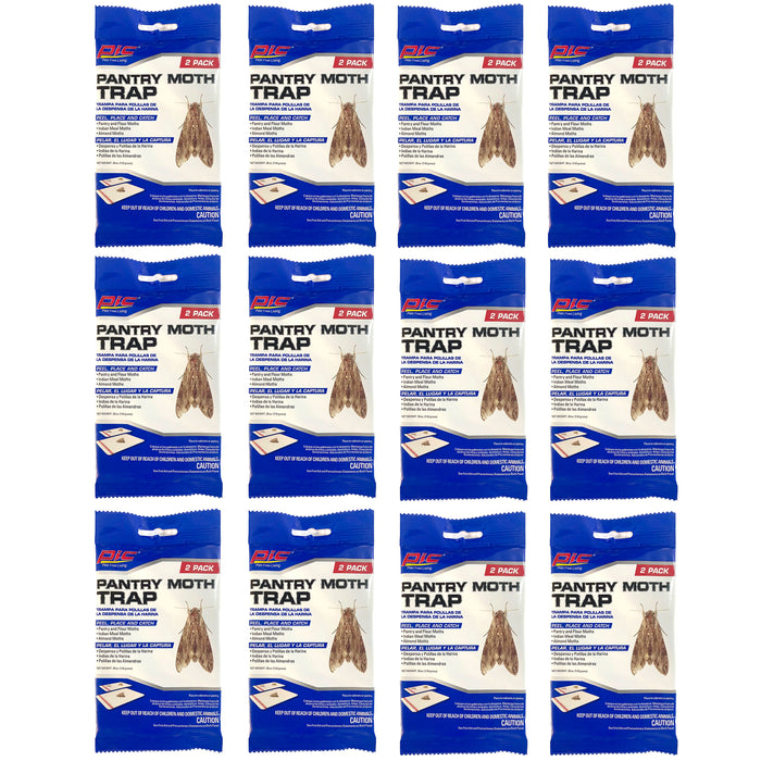 24 Pc Bulk Pantry Moth Trap Glue Board Catch Indian Meal Almond Food Moths Bait