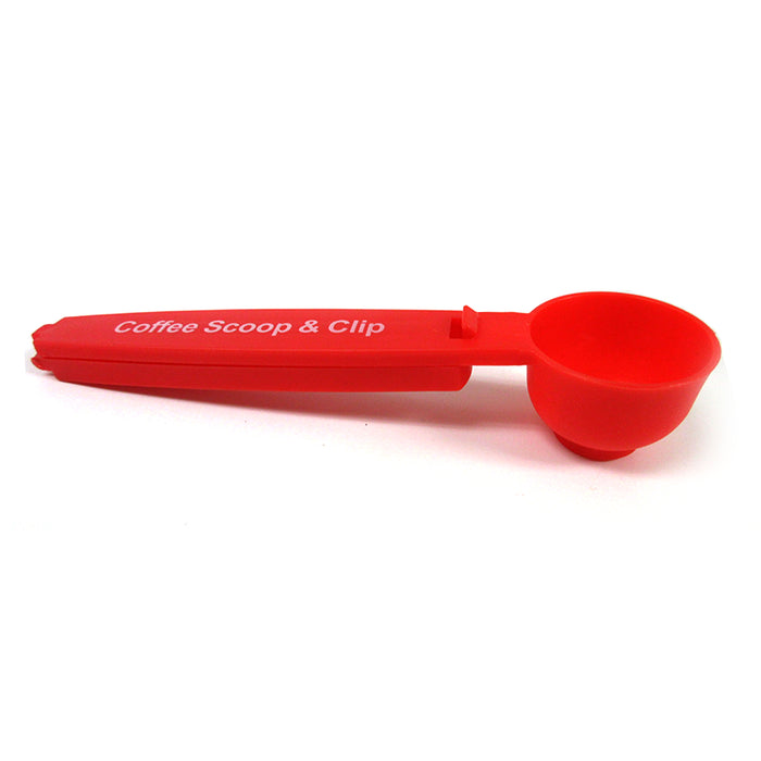2 Pc Plastic Scooper Coffee Scoop Bag Clip Tablespoon Measuring Spoon Tea Sugar