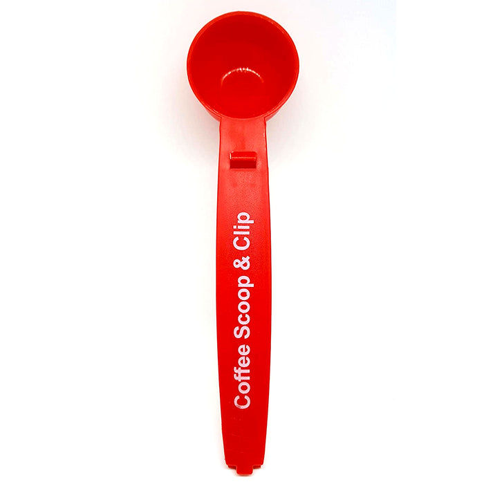 2 Pc Plastic Scooper Coffee Scoop Bag Clip Tablespoon Measuring Spoon Tea Sugar