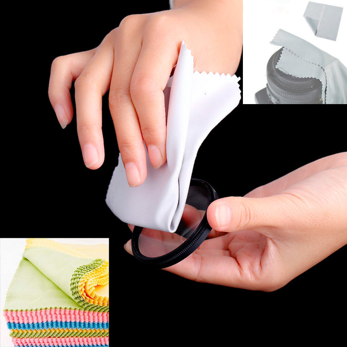3 Cleaning Cloths OptiCloth Microfiber Optical Glasses Lens Towel Car Camera LCD