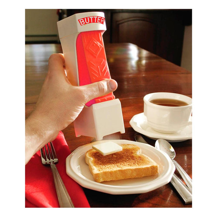 Butter Cutter One Click Slicer Squeeze Dispenser Dish Stainless Blade Slice