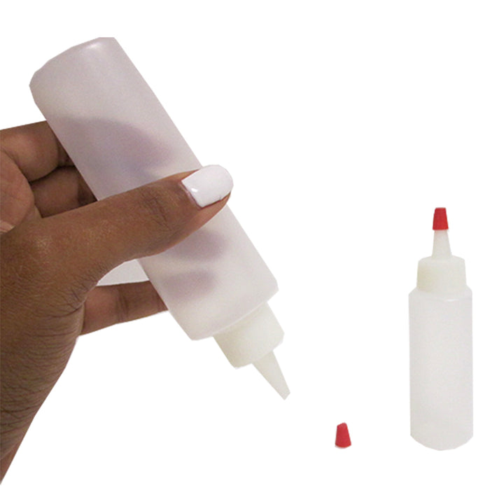 8 Pc Clear Plastic Squeeze Bottles Ketchup Mustard Oil Mayo Bottle Sauce 2oz 4oz